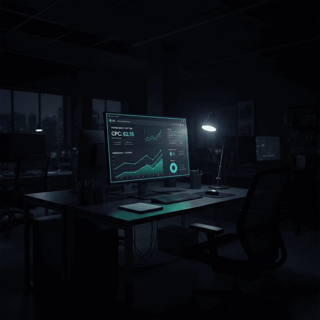 Google Ads campaign performance dashboard